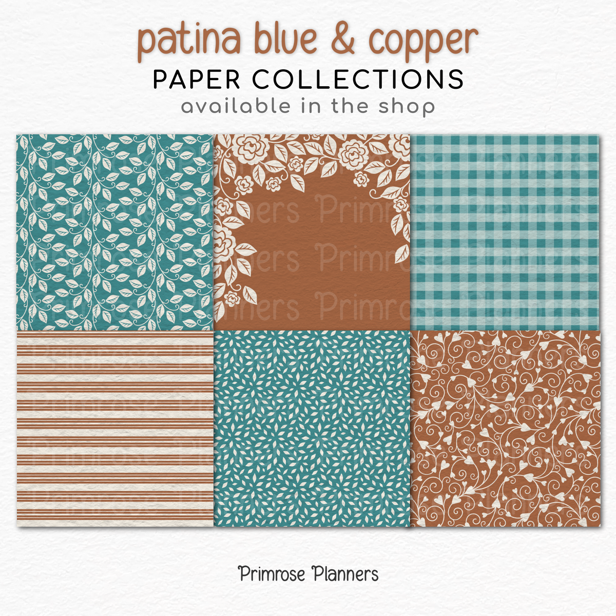 Copper Digital Paper | Elegant Cream Backgrounds | Neutral Rustic Pattern | Printable Paper for Crafts