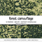 Green Camouflage Digital Paper, Moss Sage Jungle Camo Backgrounds, Military Print Pattern, Outdoor Scrapbooking