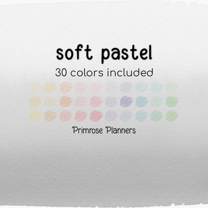 Solid Digital Paper Soft Pastel Rainbow | Spring Color Palette | Pink, Purple, Aqua, Yellow, Green | Commercial Use