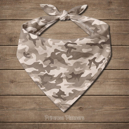 Dark Taupe Camouflage Digital Paper, Neutral Army Pattern, Scrapbook Background (Instant Download)