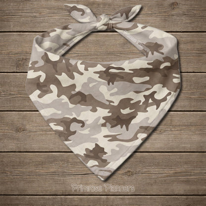 Greige Camouflage Digital Paper, Neutral Beige Gray Backgrounds (Instant Download)