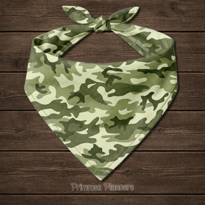 Woodland Camouflage Digital Paper, Army Green Hunting Scrapbook Backgrounds (Instant Download)