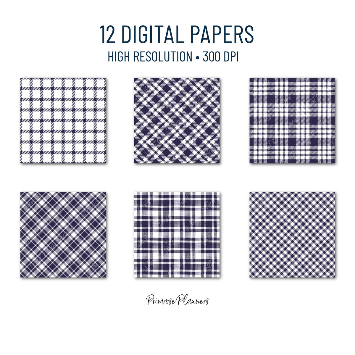 Seamless Blackberry Purple Plaid Digital Paper, Buffalo Check, Dark Tartan Patterns, Fall Scrapbook, Commercial Use, 300 DPI