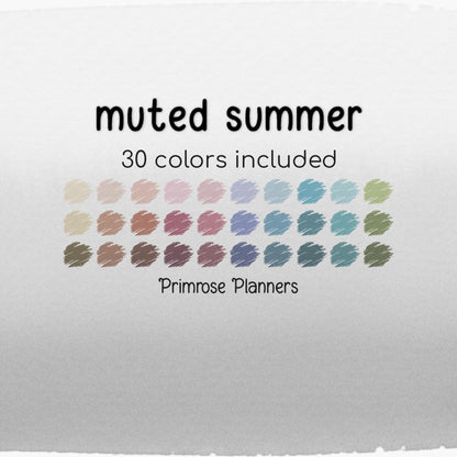 Muted Summer Backgrounds, Solid Color Digital Paper, Soft Warm Scrapbook Pages