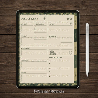 Woodland Camouflage Digital Paper, Army Green Hunting Scrapbook Backgrounds (Instant Download)