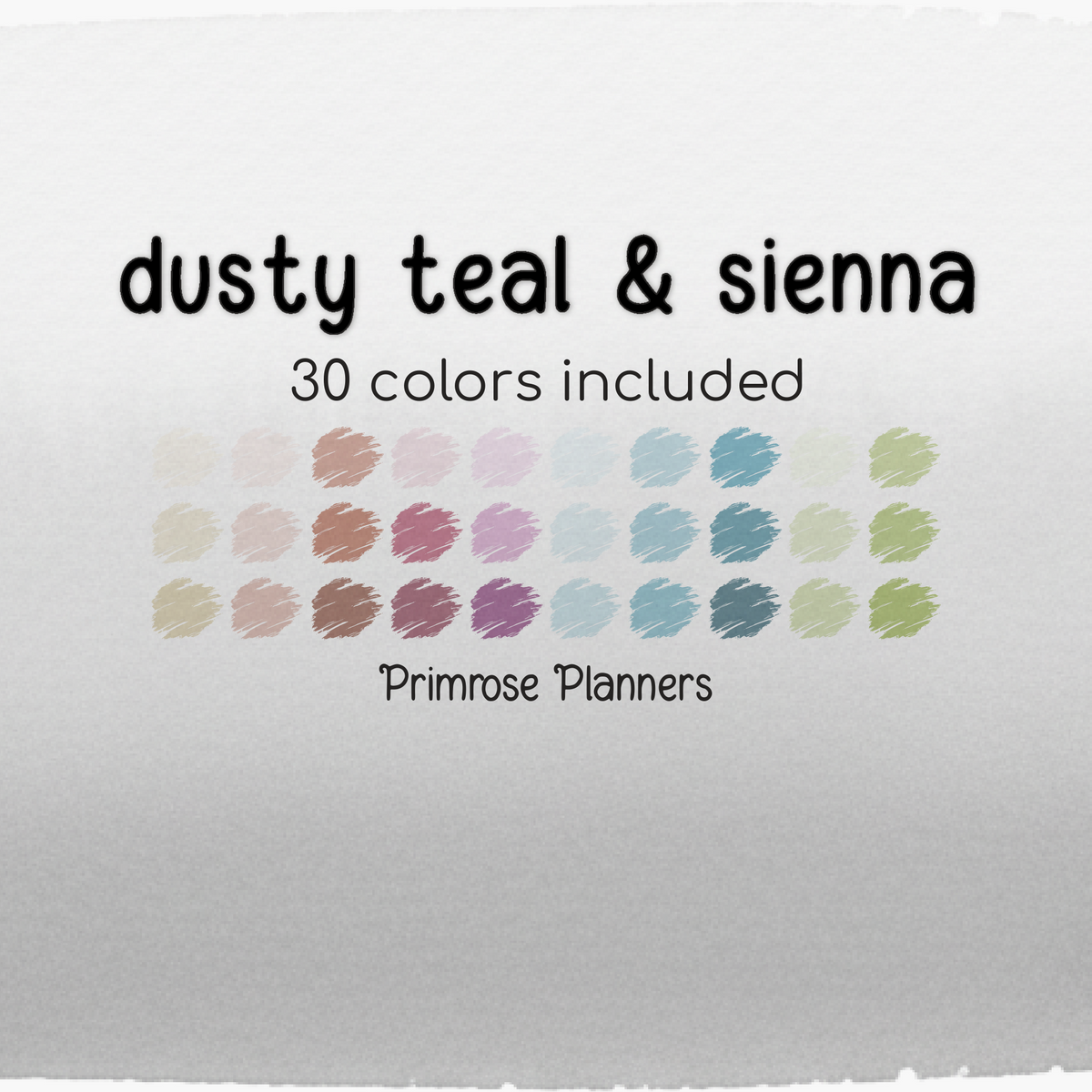Solid Digital Paper Dusty Teal and Sienna | Boho Desert Palette | Beige, Mauve, Orange, Blue, Green | Plain Background