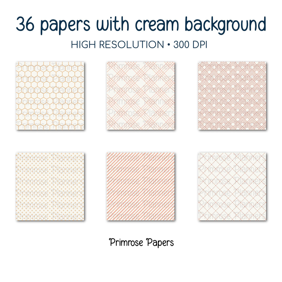 Sunkissed Digital Paper Bundle | Minimal Floral, Geometric Patterns | Warm Peach, Apricot, Terracotta | Boho Sunshine Scrapbook