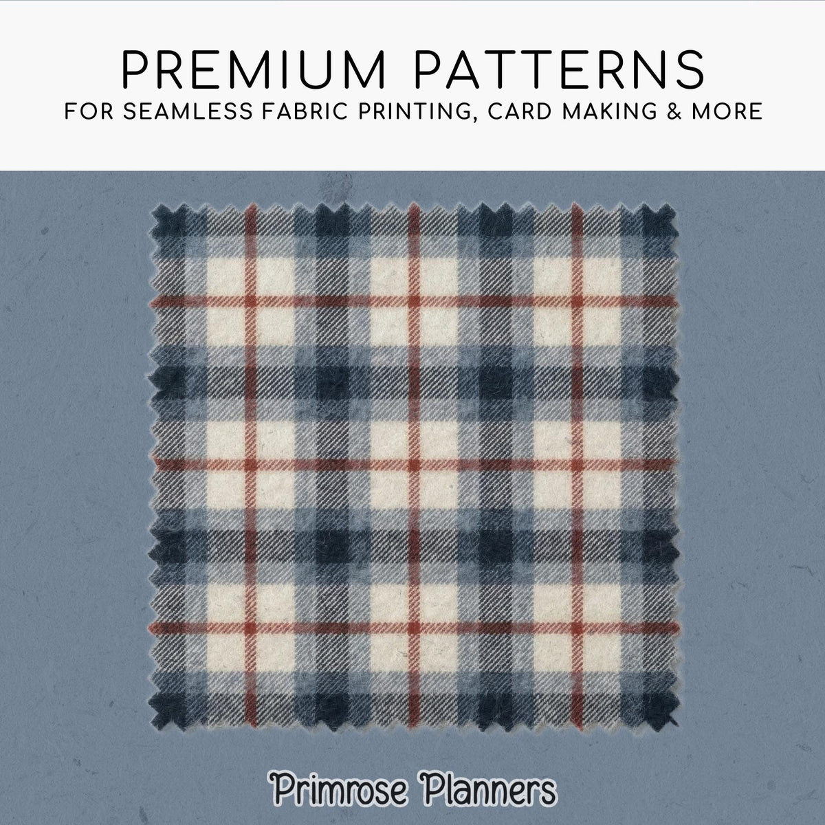 Patriotic Plaid Digital Paper, Red White Navy Blue, Seamless Americana Tartan, Nautical Lake House Patterns, Commercial Use, 300 DPI