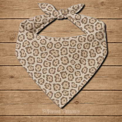 Hazelnut Tan Animal Print Digital Paper - Warm Brown Leopard Cheetah Zebra Giraffe Tiger Backgrounds for Scrapbooking & Crafts