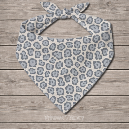 Slate and Cream Animal Print Digital Paper - Blue Grey Leopard Cheetah Zebra Giraffe Tiger Backgrounds for Crafts & Scrapbooks