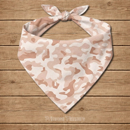 Dusty Peach Camouflage Digital Paper Pack, Western Scrapbook Backgrounds (Digital Download)