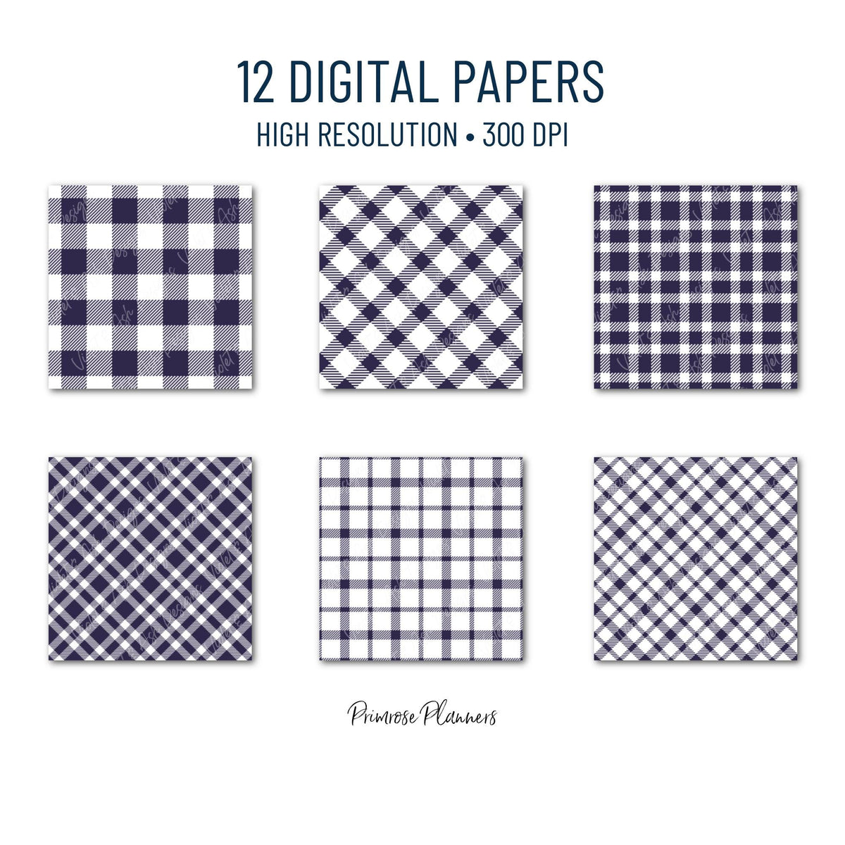 Seamless Blackberry Purple Plaid Digital Paper, Buffalo Check, Dark Tartan Patterns, Fall Scrapbook, Commercial Use, 300 DPI