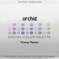 Muted Pastel Procreate Palette & Photoshop Swatches, Soft Pink Purple Blue Green, Dreamy Danish Aesthetic, Hex Codes, Digital Art