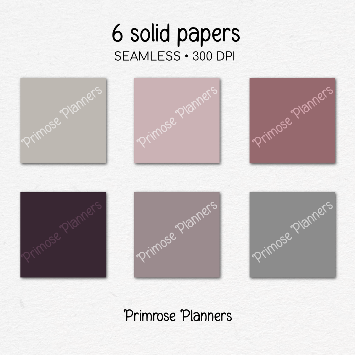 Dusty Rose Plum Grey Plaid Digital Paper, Moody Seamless Patterns, Romantic Fall Tartan, Commercial Use Scrapbook Paper Pack