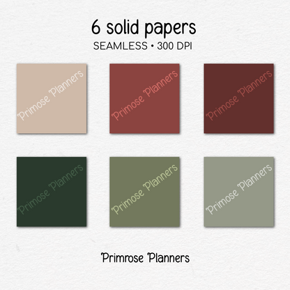 Evergreen Maroon Plaid Digital Paper, Winter Seamless Patterns, Christmas Tartan Backgrounds, Commercial Use Scrapbook Pack