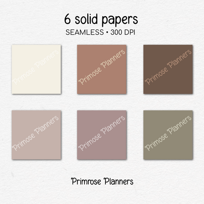Mauve Rust Sage Plaid Digital Paper, Boho Fall Seamless Patterns, Tartan Backgrounds, Commercial Use Scrapbook Pack