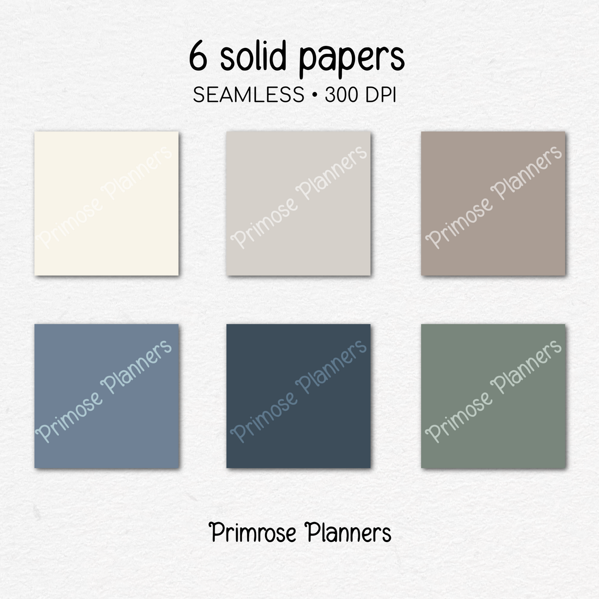 Navy Sage Taupe Plaid Digital Papers, Earth Tone Seamless Patterns (Commercial Use)
