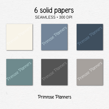 Navy Teal Grey Plaid Digital Paper, Blue Seamless Patterns, Farmhouse Gingham Scrapbook Backgrounds, Minimalist Commercial Use