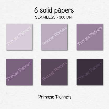 Winter Plum Plaid Digital Paper, Dark Purple Seamless Patterns, Farmhouse Gingham Scrapbook Backgrounds, Minimalist Commercial Use
