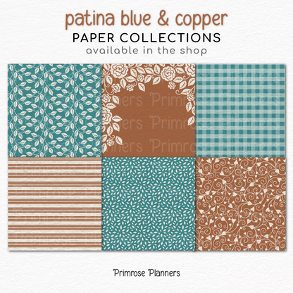 Copper Digital Paper | Elegant Cream Backgrounds | Neutral Rustic Pattern | Printable Paper for Crafts