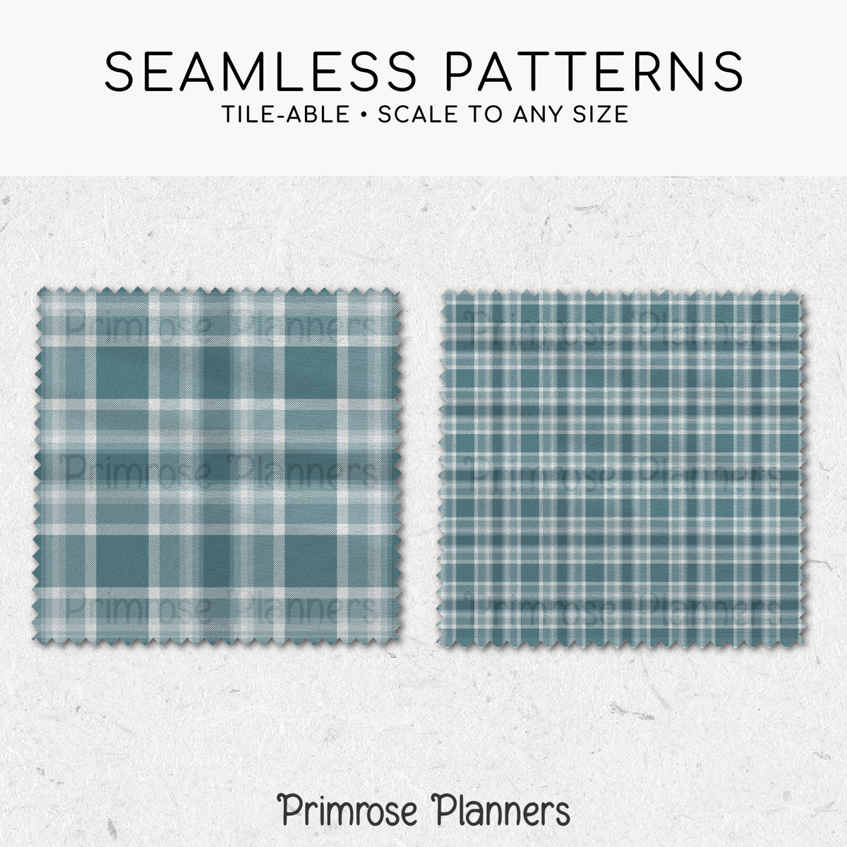 Arctic Teal Plaid Digital Paper, Light Blue Seamless Patterns, Farmhouse Gingham Scrapbook Backgrounds, Minimalist Commercial Use