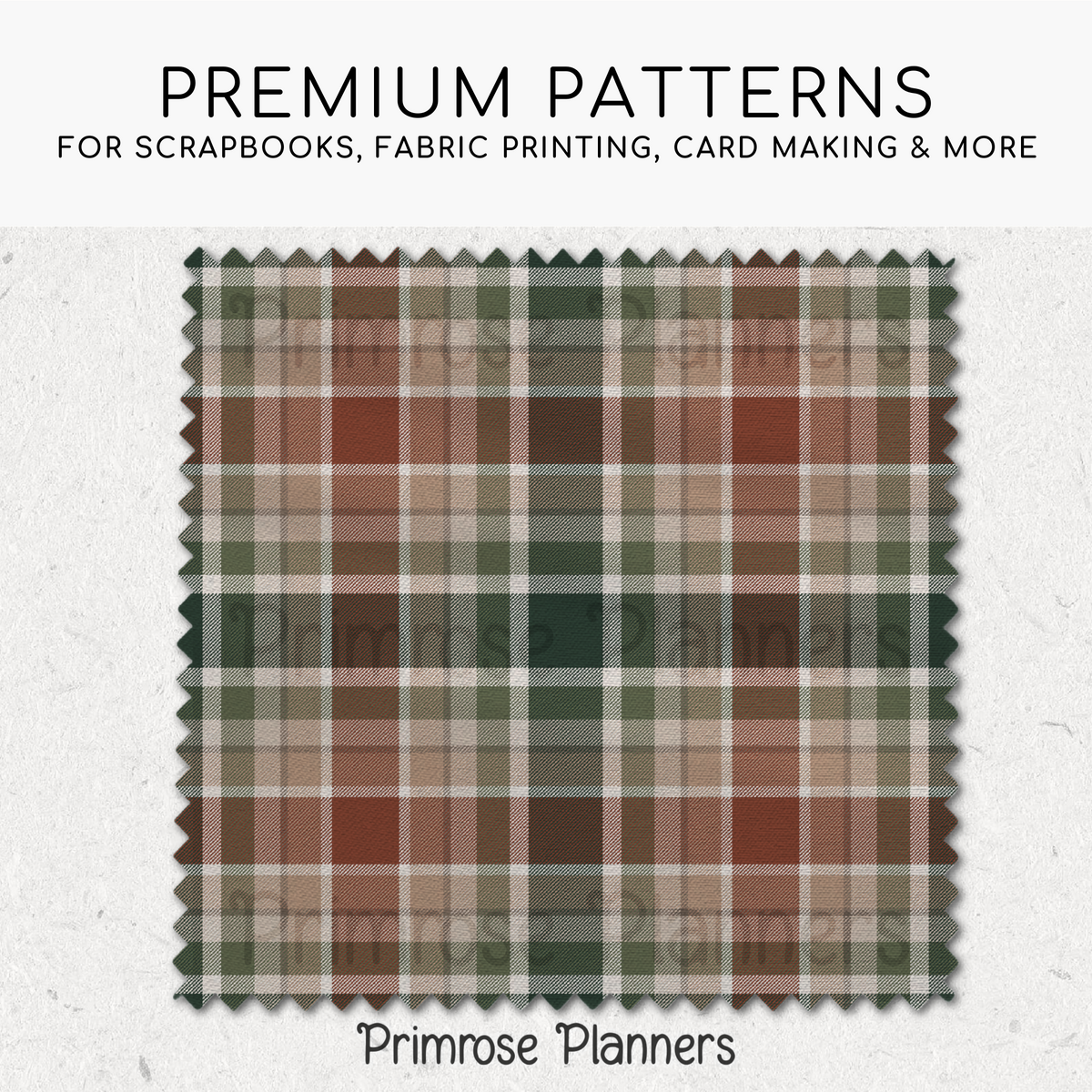 Cabin Christmas Plaid Digital Paper, Rustic Holiday Seamless Patterns, Winter Tartan Backgrounds, Commercial Use Scrapbook Pack