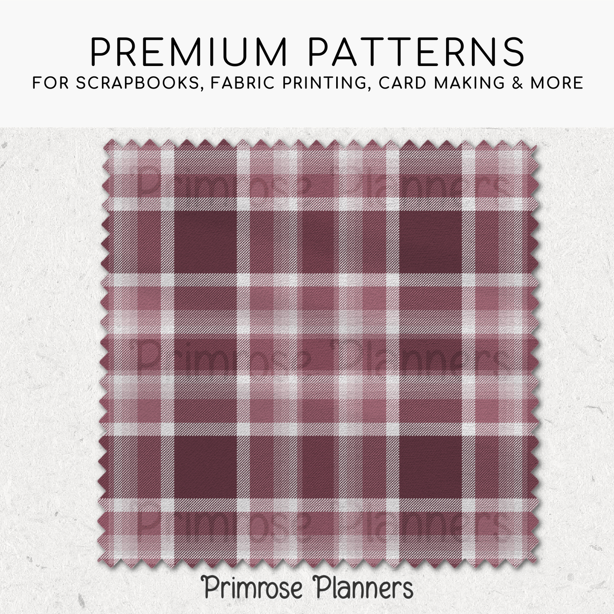 Mauve Frost Plaid Digital Paper, Dusty Pink Seamless Patterns, Farmhouse Gingham Scrapbook Backgrounds, Minimalist Commercial Use