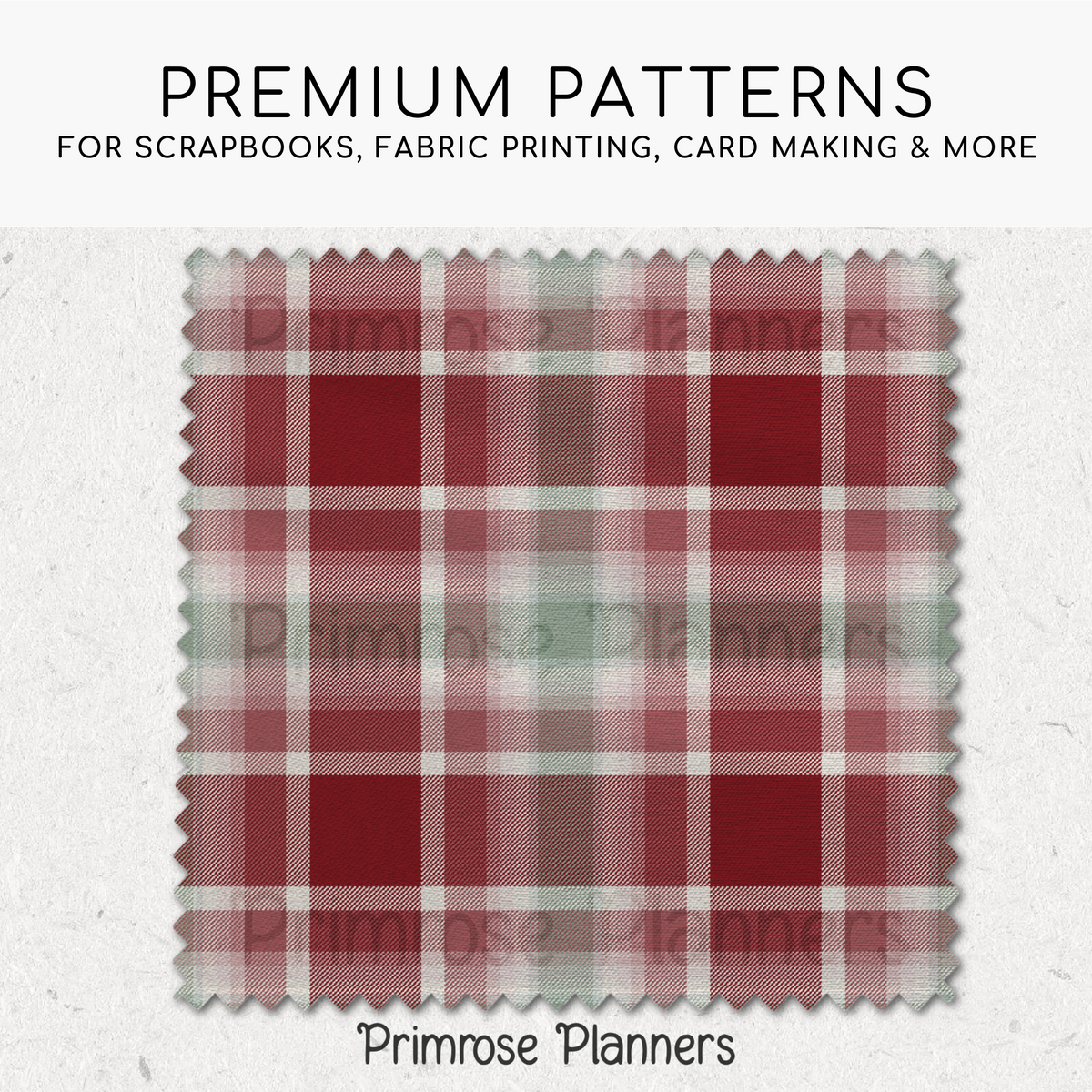 Maroon Mauve Sage Plaid Digital Paper, Christmas Seamless Patterns, Farmhouse Gingham Scrapbook Backgrounds, Minimalist Commercial Use