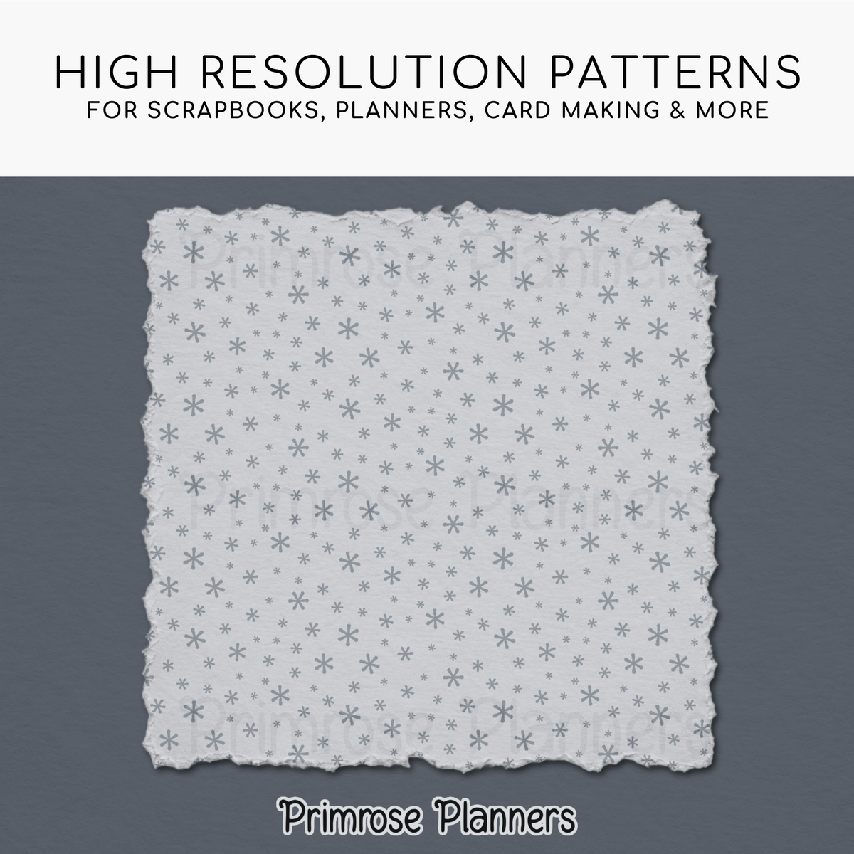 Silver Snowflake Digital Paper, Grey Winter Scrapbook Backgrounds, Minimalist Holiday Patterns, Falling Snow Pages