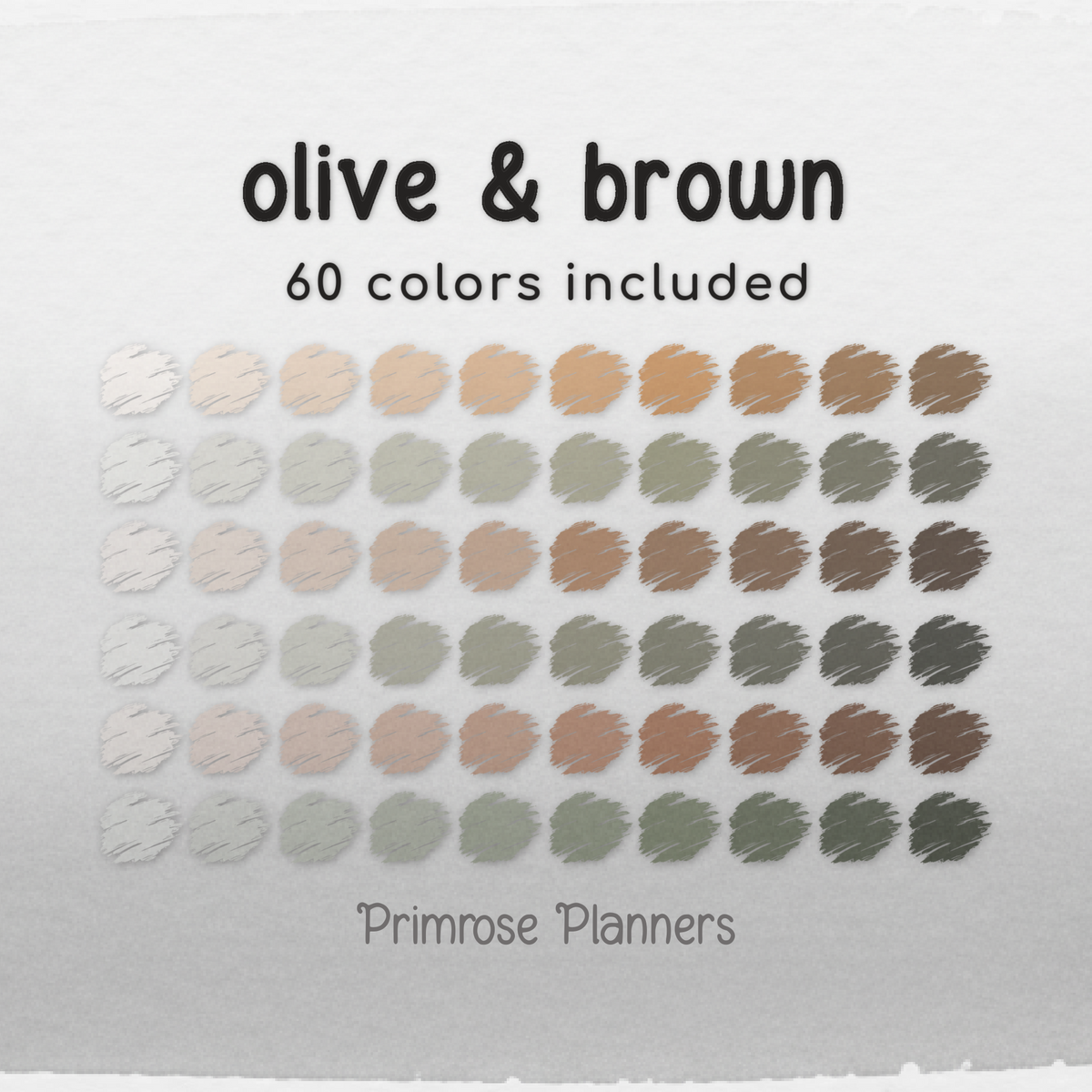Solid Digital Paper Olive Green | Khaki Earth Tone Palette | Neutral Army Green Shades | Monochrome Plain Set