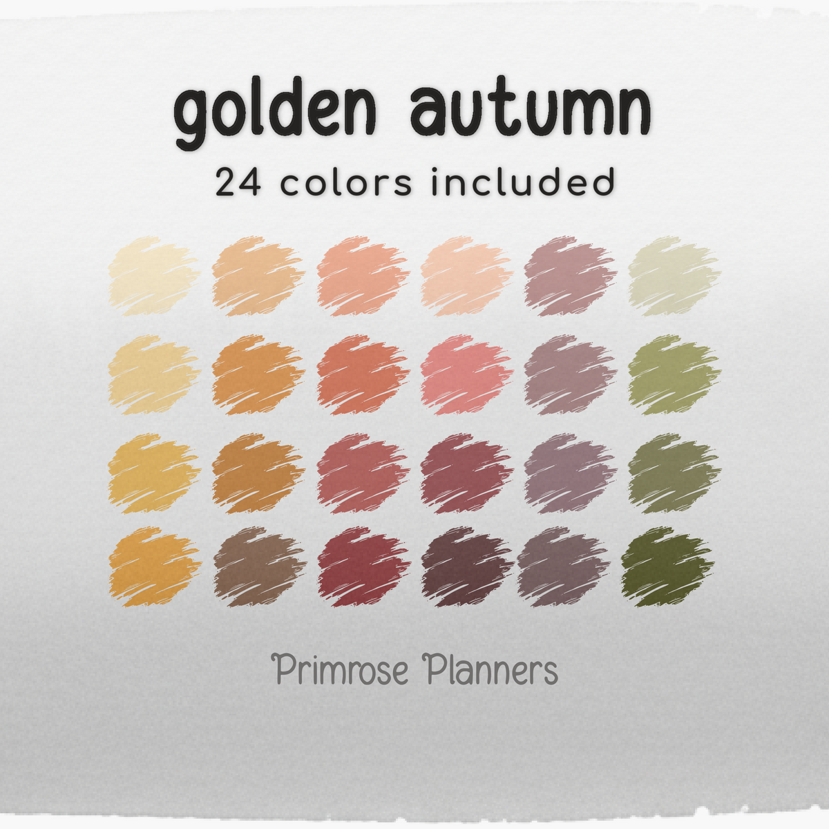 Solid Digital Paper Golden Autumn | Warm Fall Palette | Mustard, Rust, Burgundy, Olive Green | Plain Backgrounds