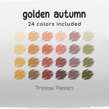 Solid Digital Paper Golden Autumn | Warm Fall Palette | Mustard, Rust, Burgundy, Olive Green | Plain Backgrounds