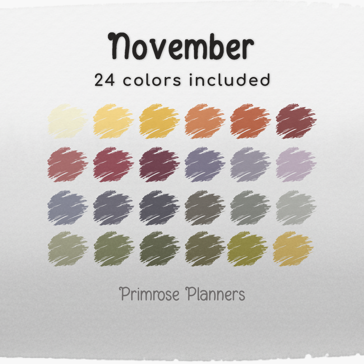 Solid Digital Paper November Colors | Moody Autumn Palette | Maroon, Gold, Dusty Purple, Gray, Blue | Plain Fall Background